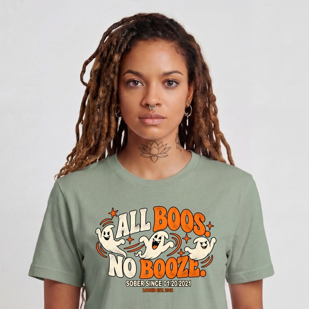 Sober T Shirt | Women's All Boos No Booze