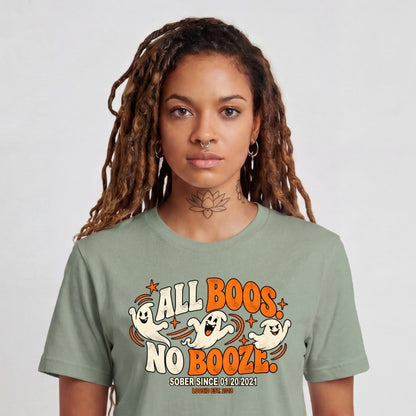 Sober T Shirt | Women's All Boos No Booze