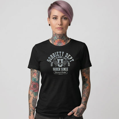 Sober T Shirt | Women's Sobriety Dept 24/7