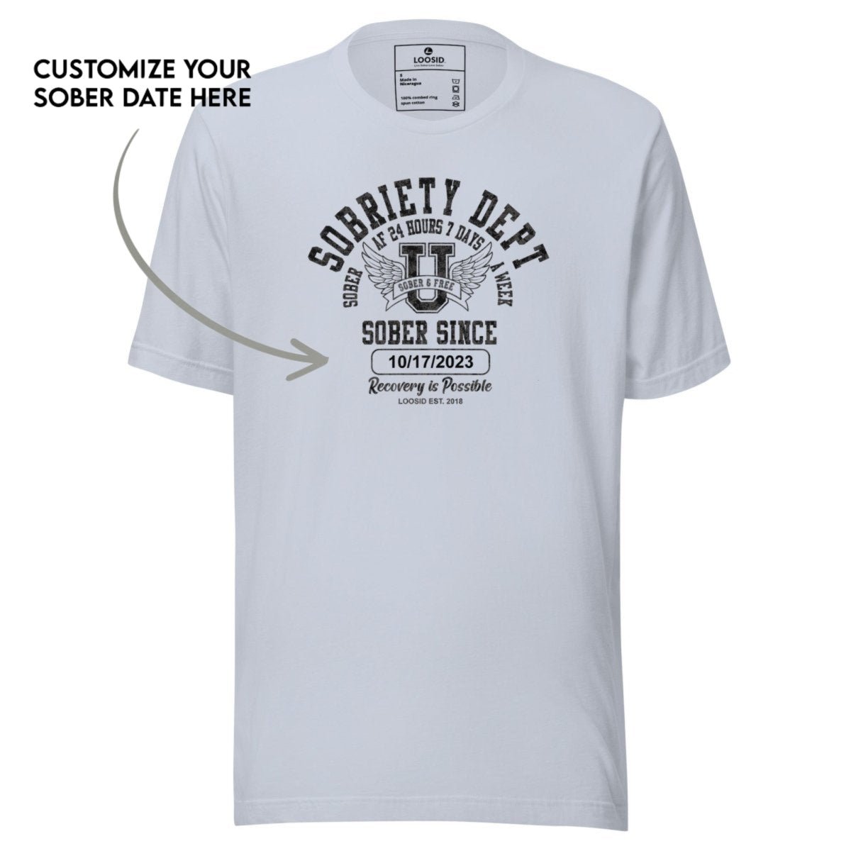 Sober T Shirt | Men's Sobriety Dept