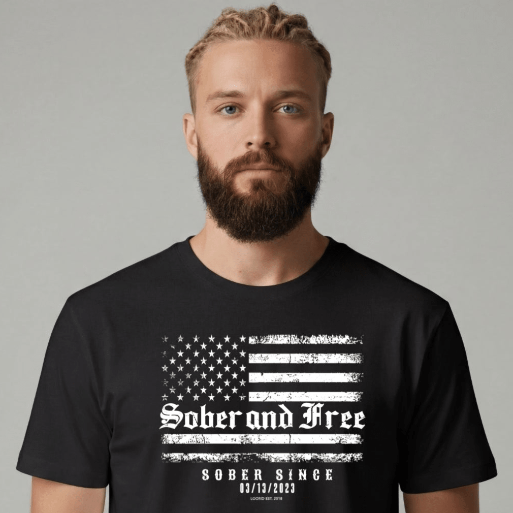 Sober T Shirt | Men's Sober and Free