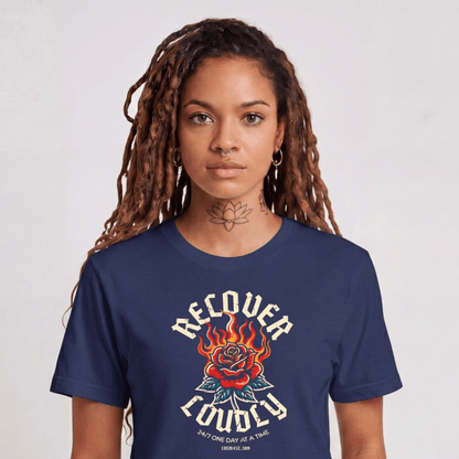 Sober T Shirt | Women's Recover Loudly