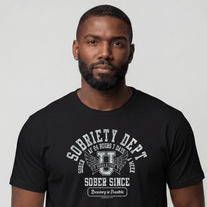 Sober T Shirt | Men's Sobriety Dept 24/7