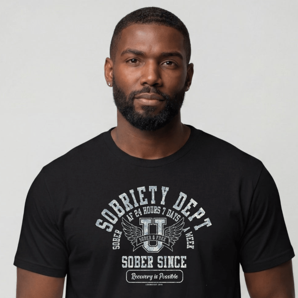 Sober T Shirt | Men's Sobriety Dept 24/7