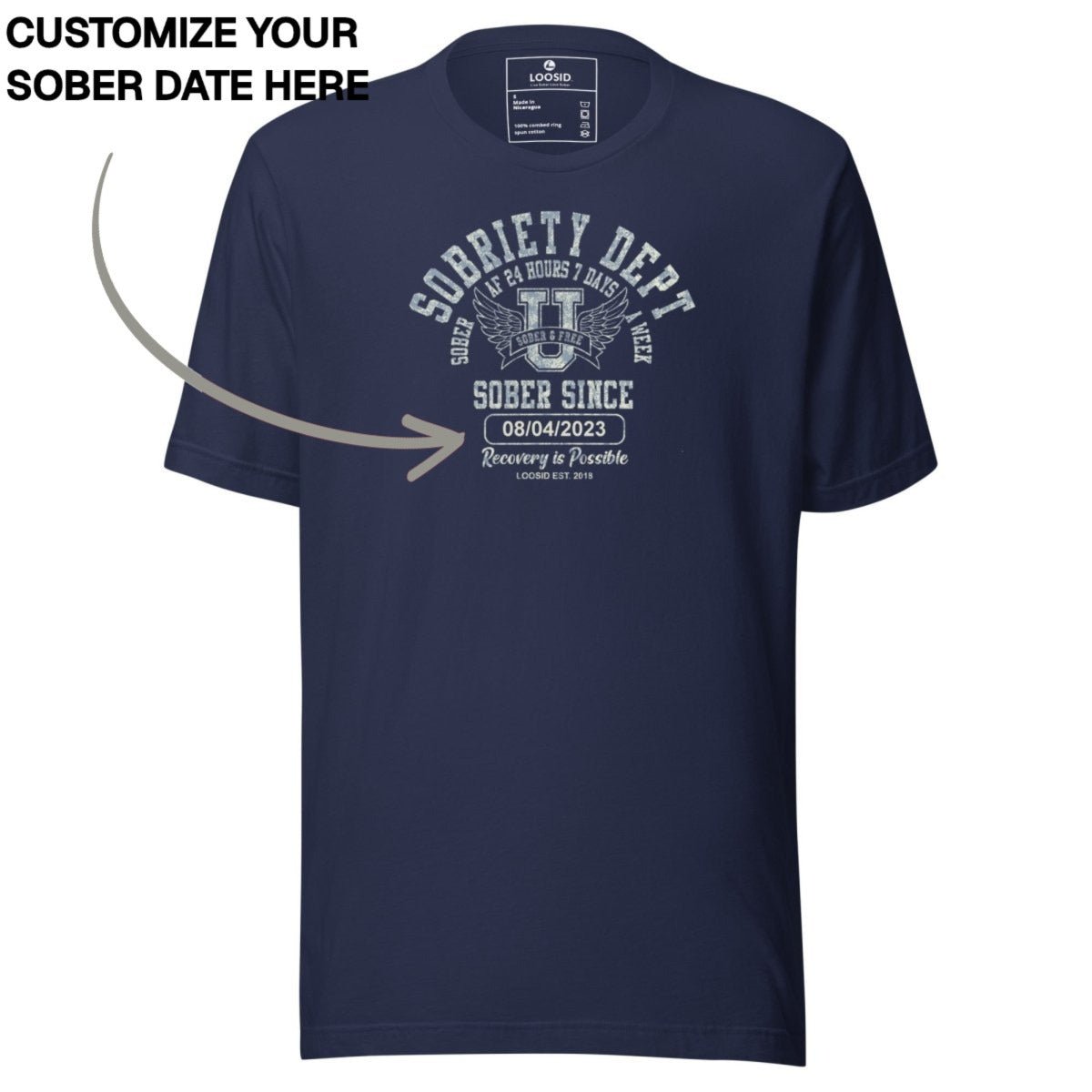 Sober T Shirt | Men's Sobriety Dept