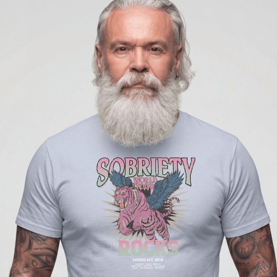 Sober T Shirt | Men's Sobriety Rocks