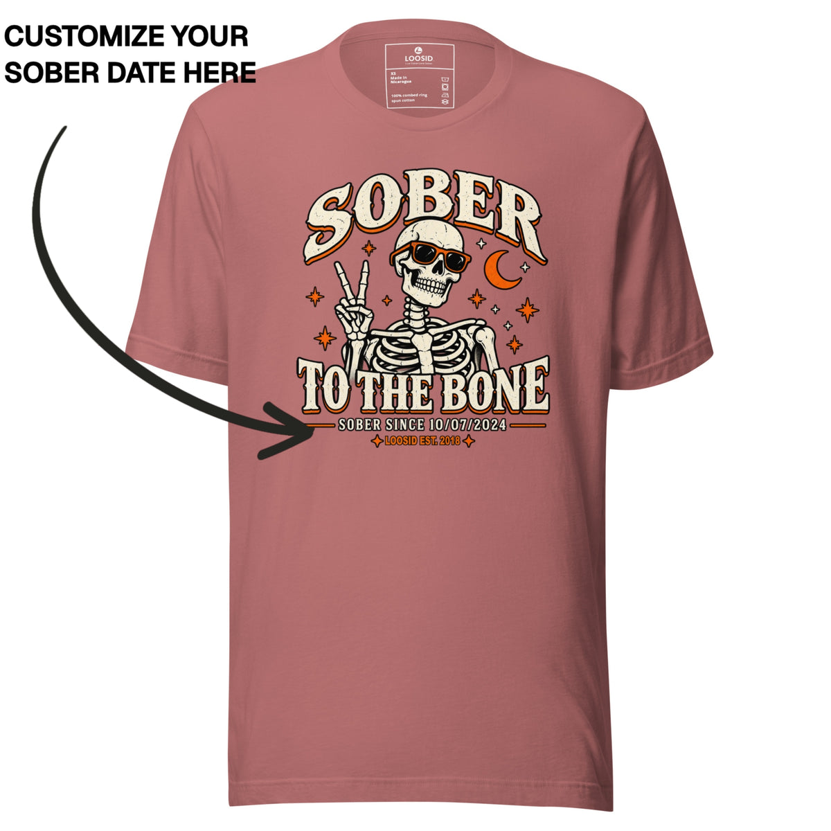 Sober T Shirt | Women's Sober to The Bone