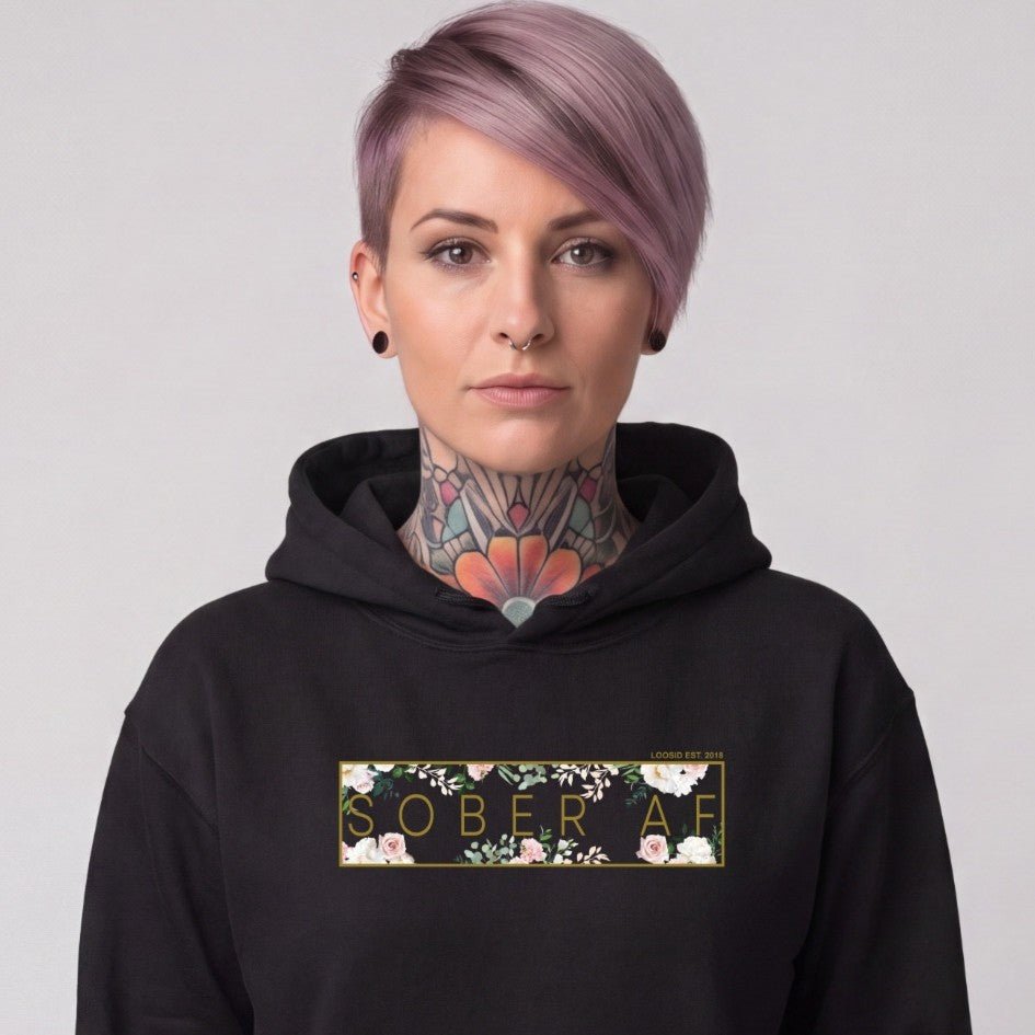 Recovery Hoodie | Women's Sober AF Flower
