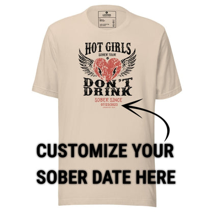 Sober T Shirt | Women's Hot Girls Don't Drink