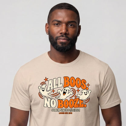 Sober T Shirt | Men's All Boos No Booze