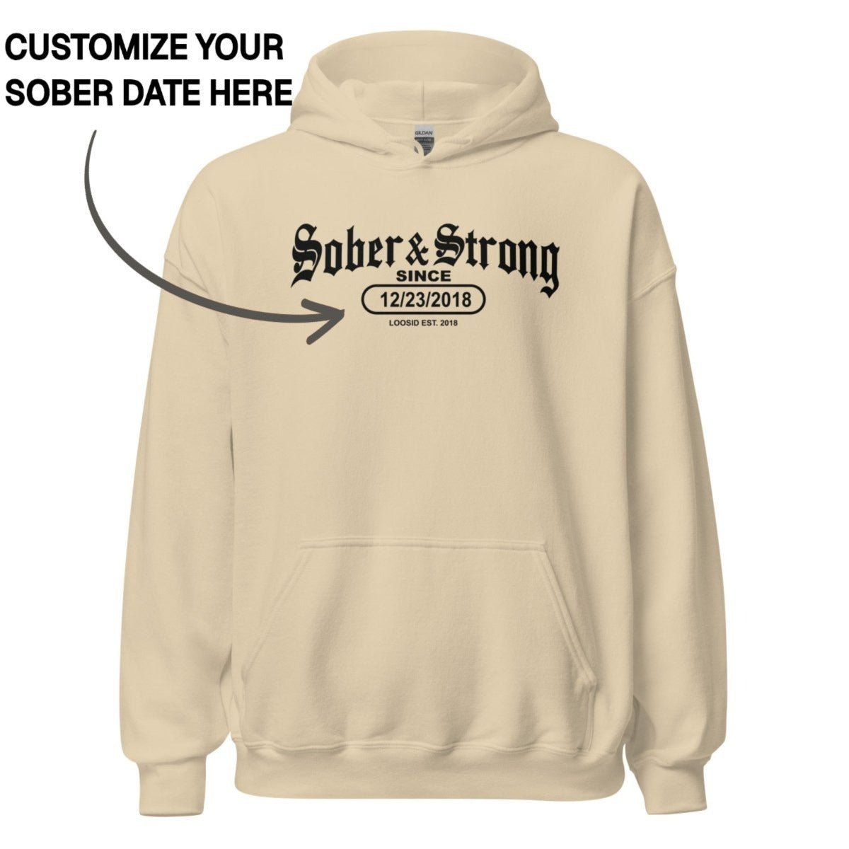 Recovery Hoodie | Unisex Sober & Strong