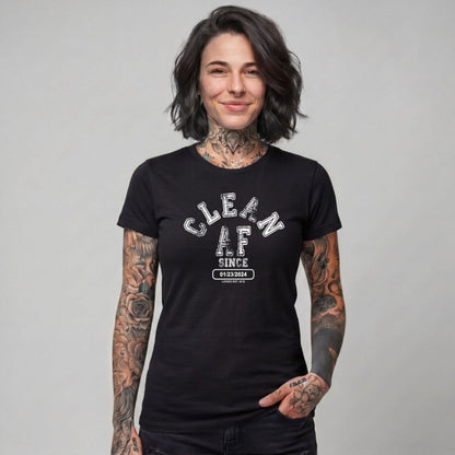 Clean T Shirt | Women's Clean AF Collegiate