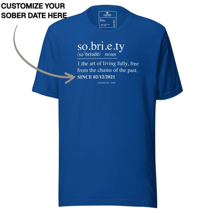 Sober T Shirt | Men's Sobriety Definition