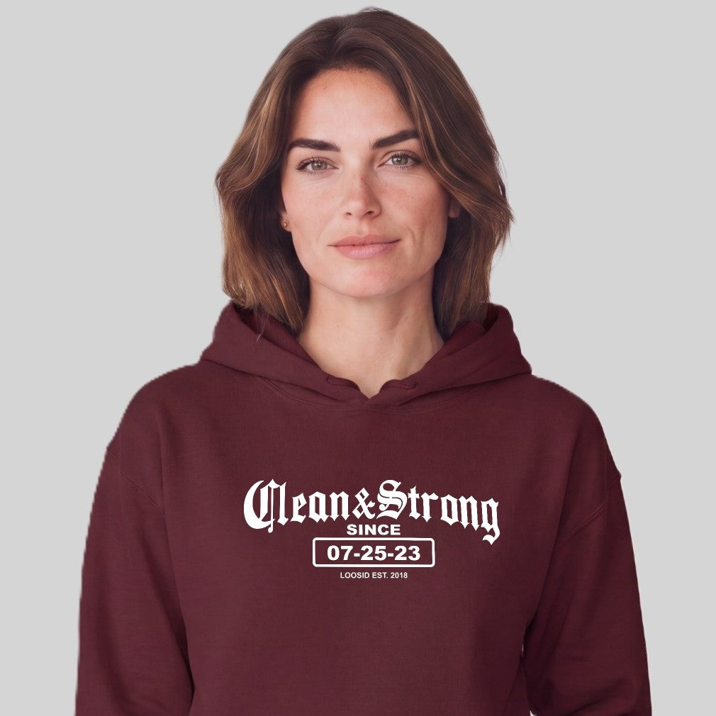 Recovery Hoodie | Women's Old School Clean & Strong