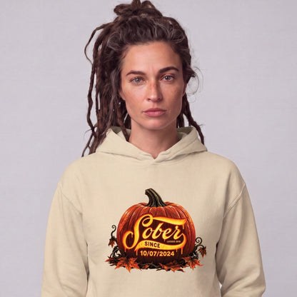 Recovery Hoodie | Women's Sober Since Pumpkin