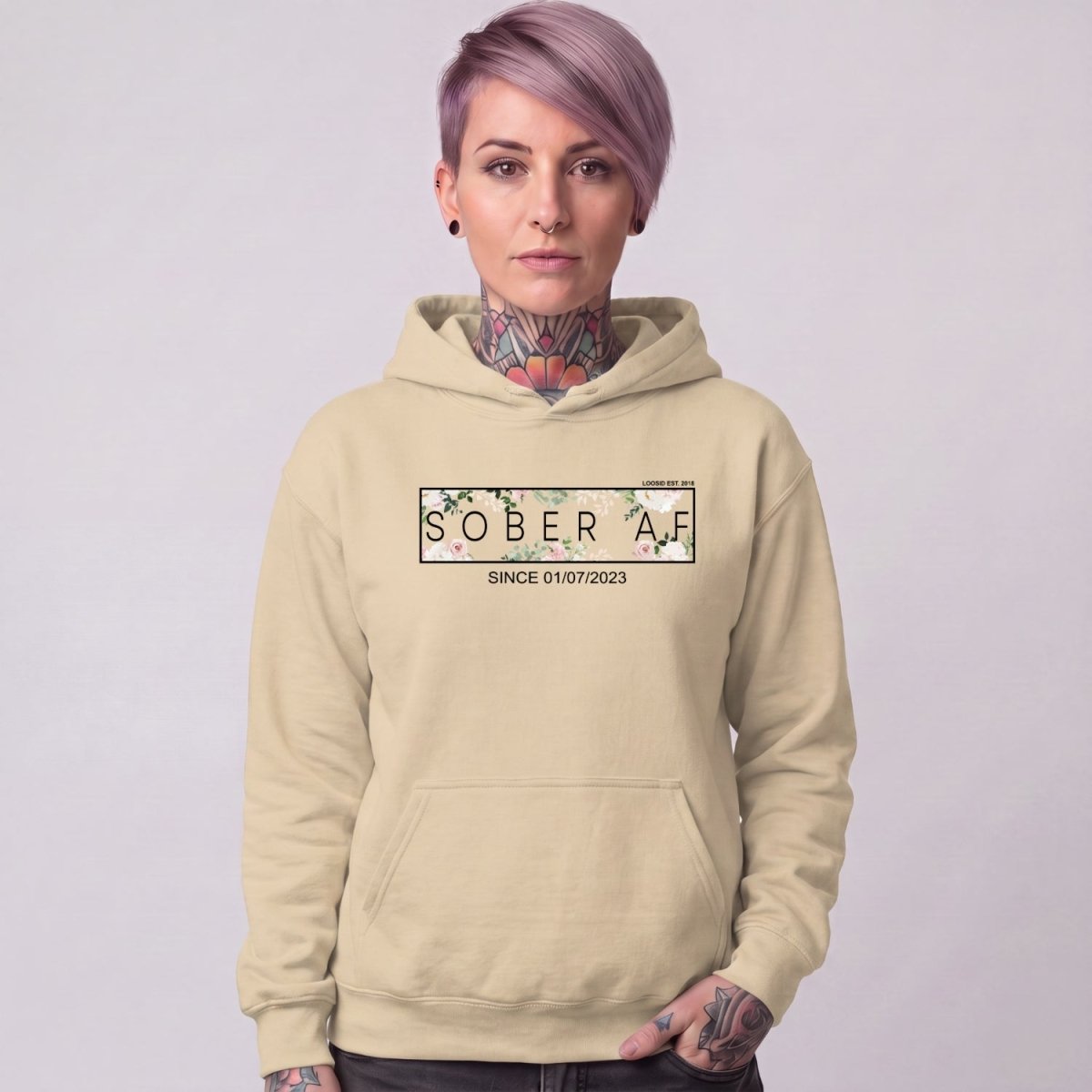 Recovery Hoodie | Women's Sober AF Flower