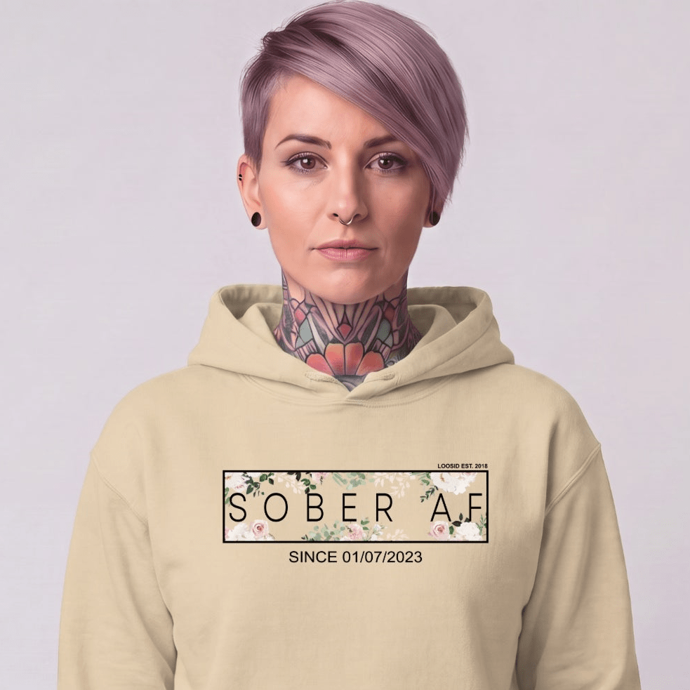 Recovery Hoodie | Women's Sober AF Flower