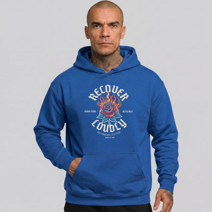 Recovery Hoodie | Recover Loudly Custom Sobriety Date Hoodie