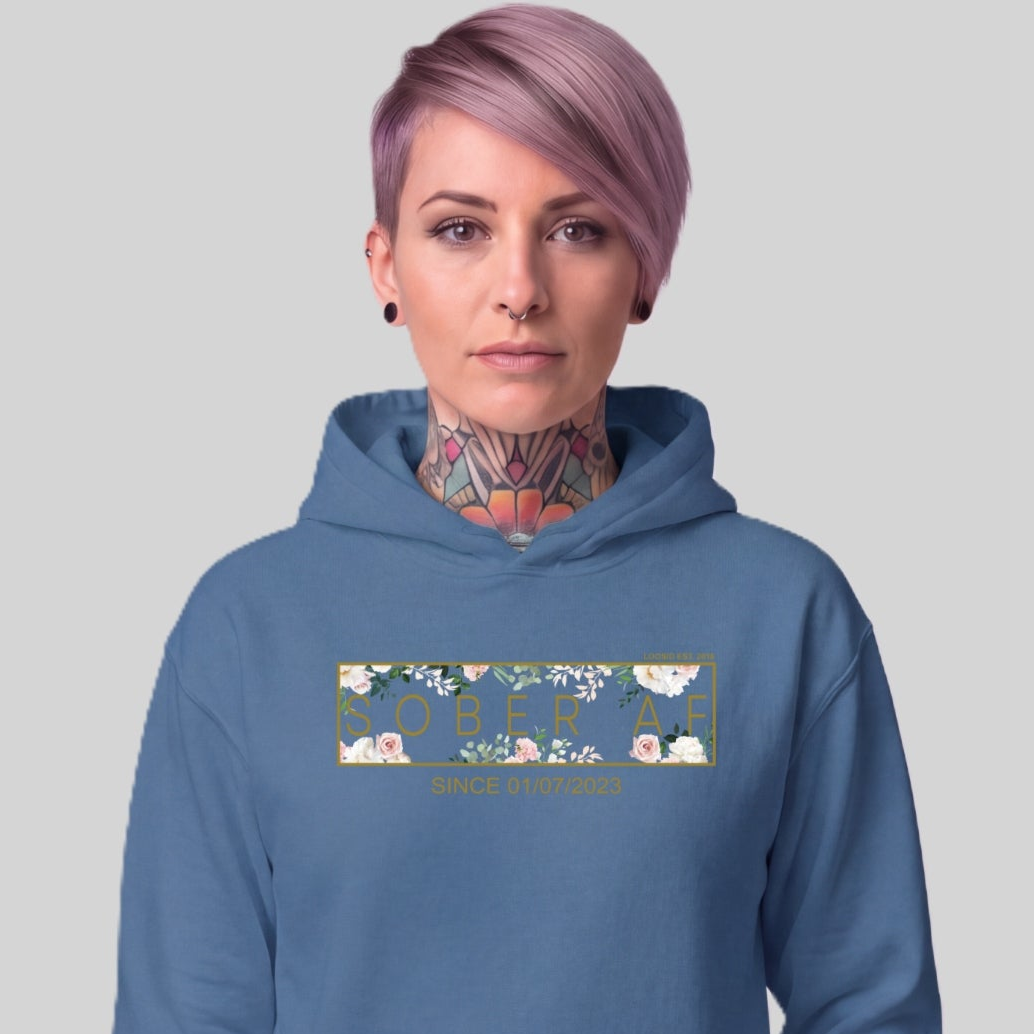 Recovery Hoodie | Women's Sober AF Flower