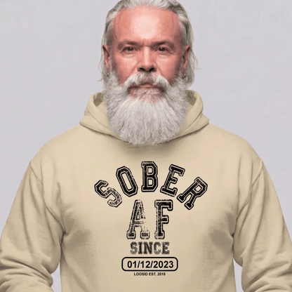 Recovery Hoodie | Unisex Sober AF Since