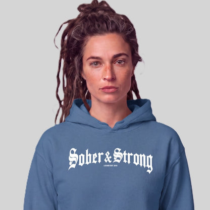 Recovery Hoodie | Women's Old School Sober & Strong