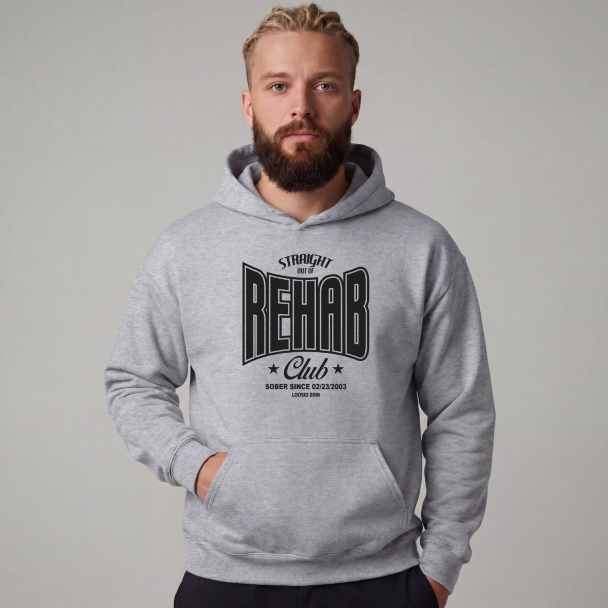 Recovery Hoodie | Men's Straight Out of Rehab Club