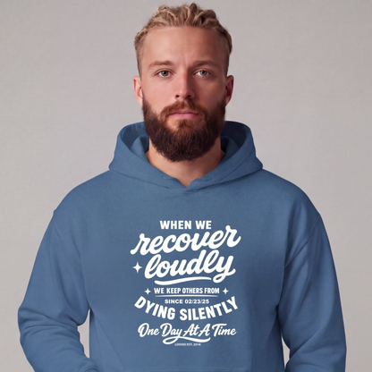 Recovery Hoodie | Men's When We Recover Loudly