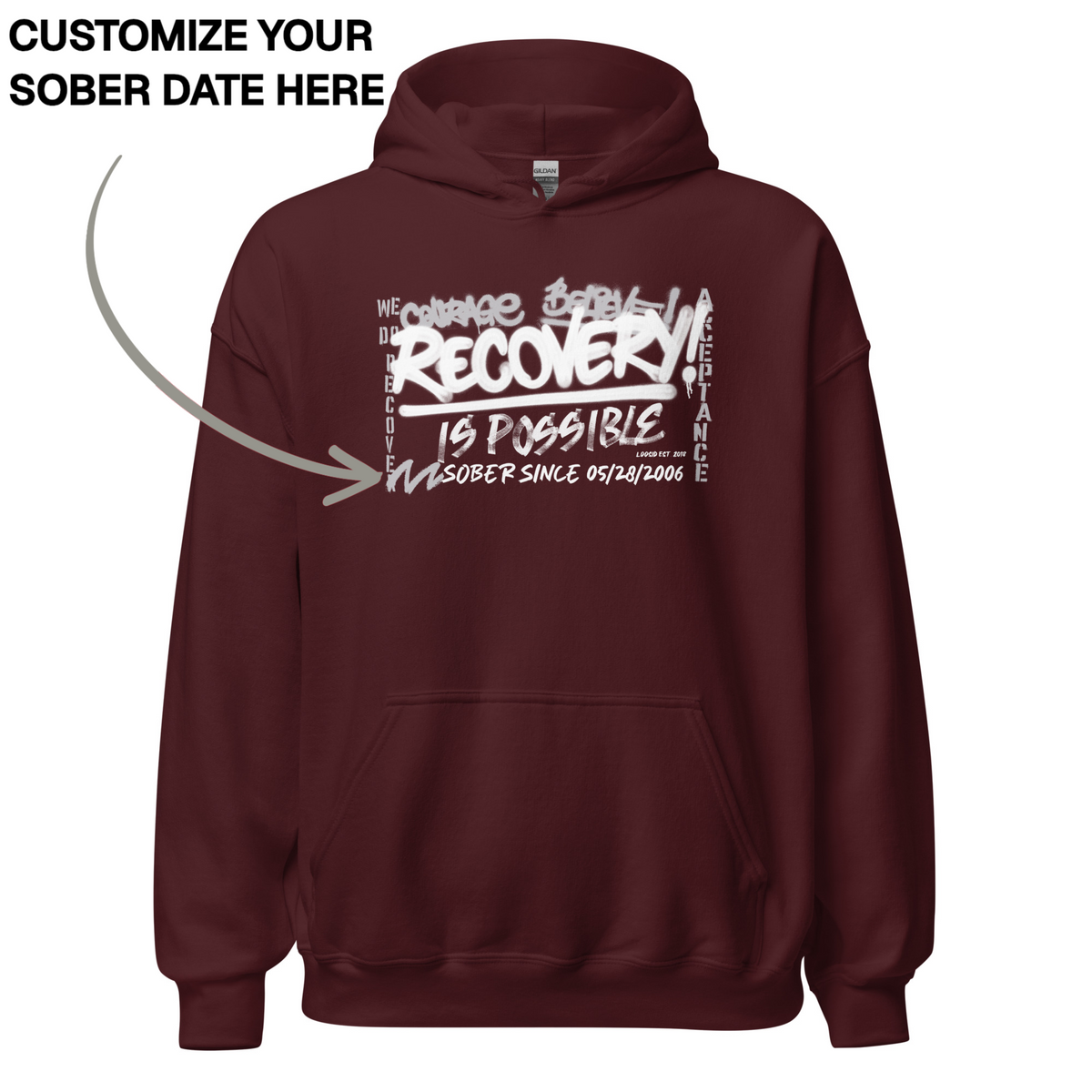 Recovery Hoodie | Men's Recovery Is Possible