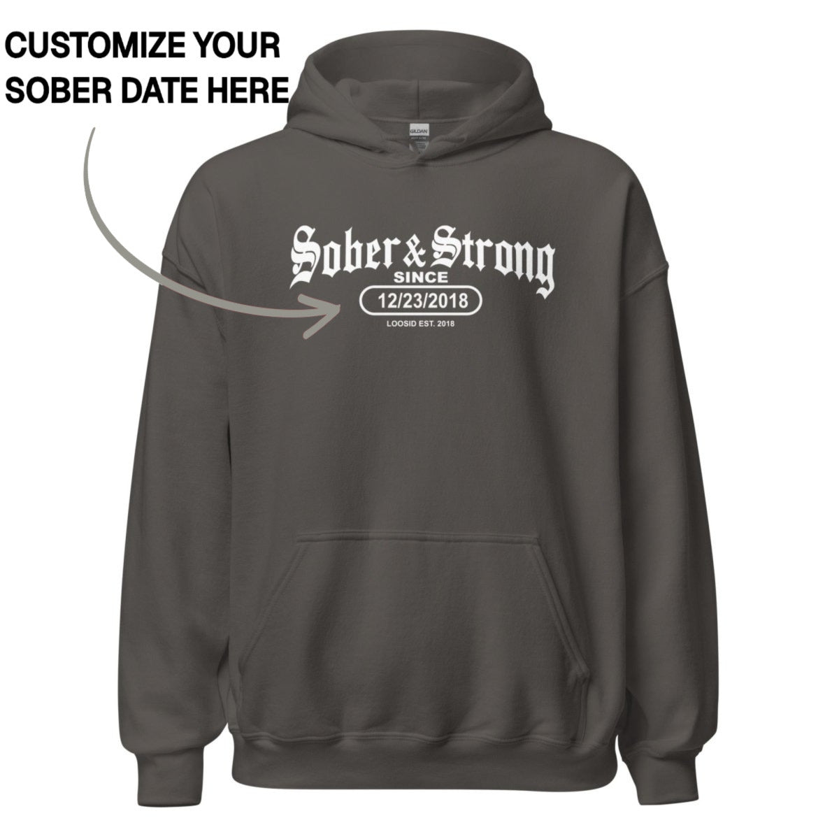 Recovery Hoodie | Unisex Sober & Strong