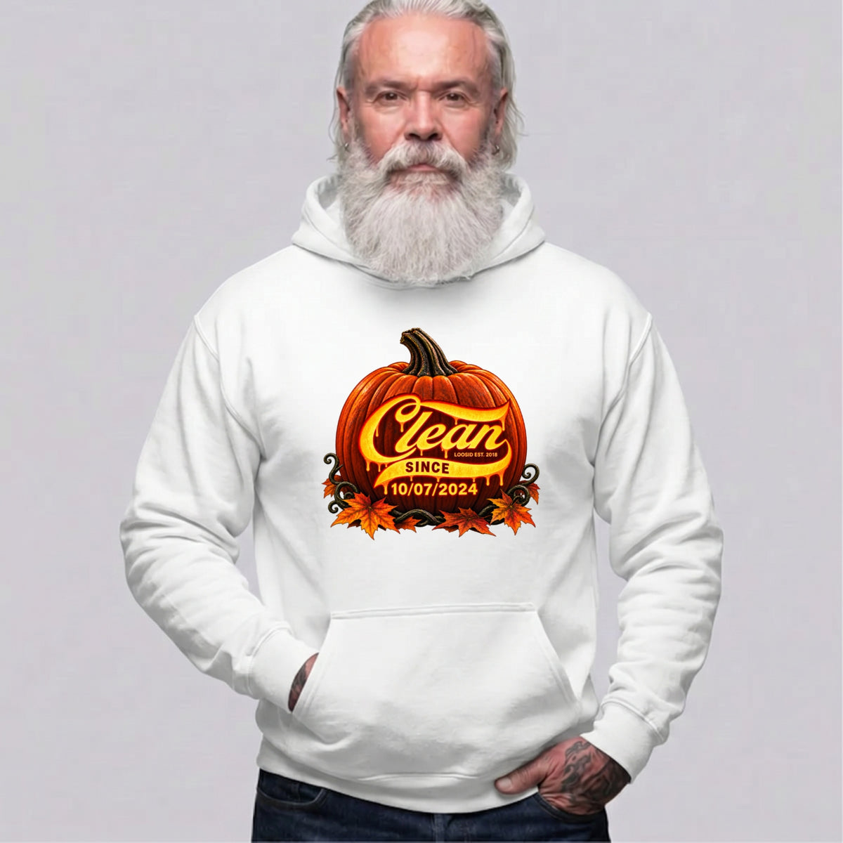 Recovery Hoodie | Clean Since Pumpkin