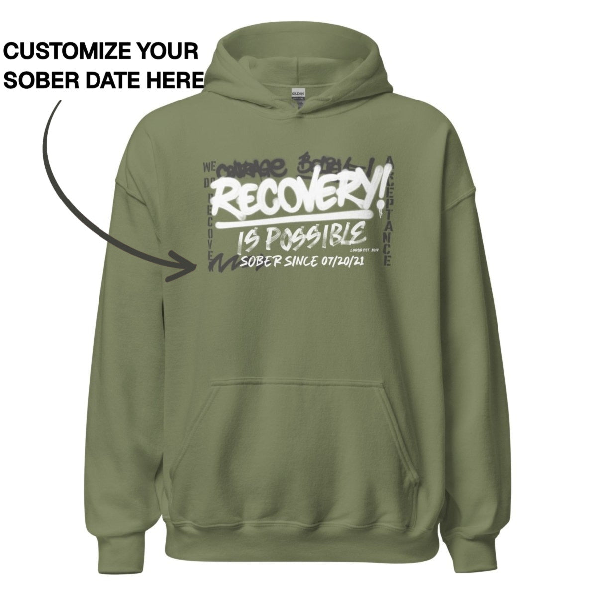 Recovery Hoodie | Men's Recovery Is Possible