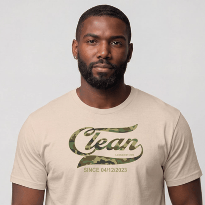 Clean T Shirt | Men's Clean Since Camo