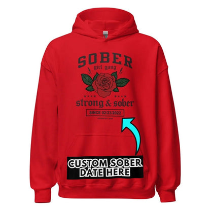 Recovery Hoodie | Sober Girl Gang Strong & Sober Crest