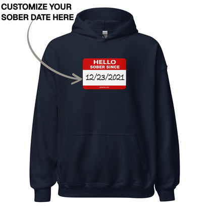 Recover Hoodie | Men's Hello Sober Since