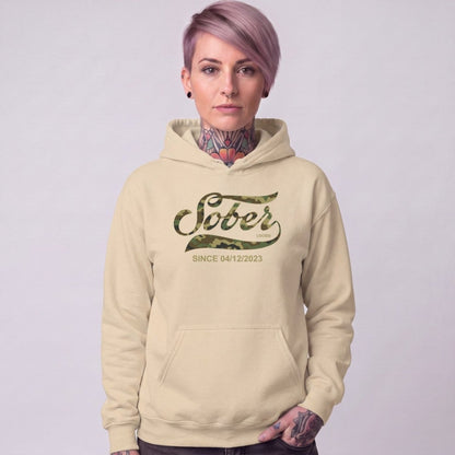 Recovery Hoodie | Unisex Sober Since Camo