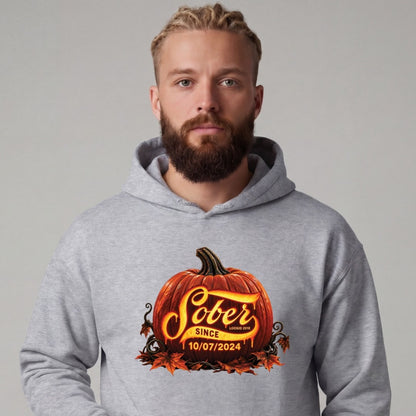 Recovery Hoodie | Men's Sober Since Pumpkin