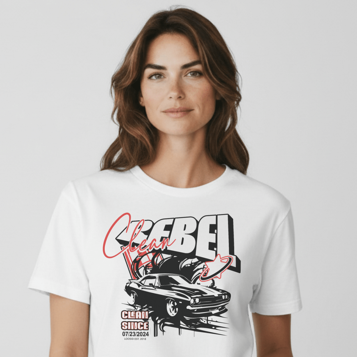 Clean Rebel Sober T Shirt side view (view 6)