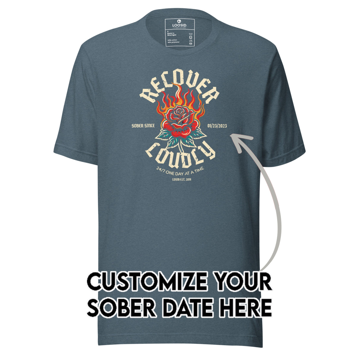 Sober T Shirt | Women's Recover Loudly