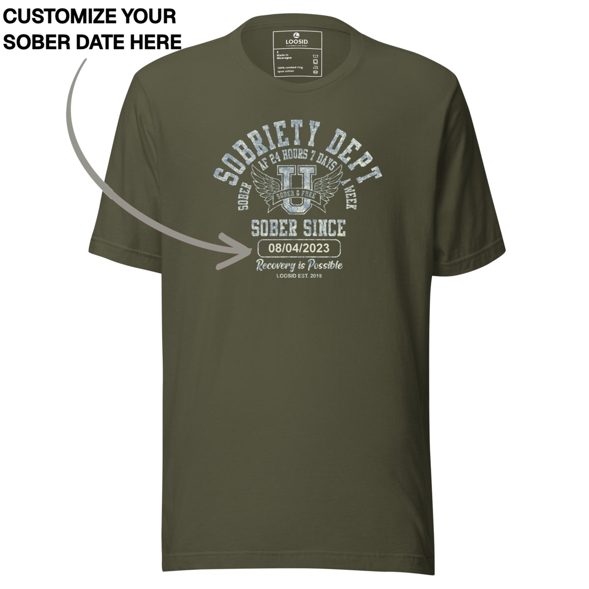 Sober T Shirt | Men's Sobriety Dept