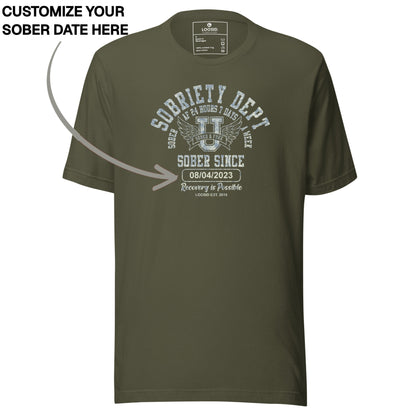 Sober T Shirt | Men's Sobriety Dept