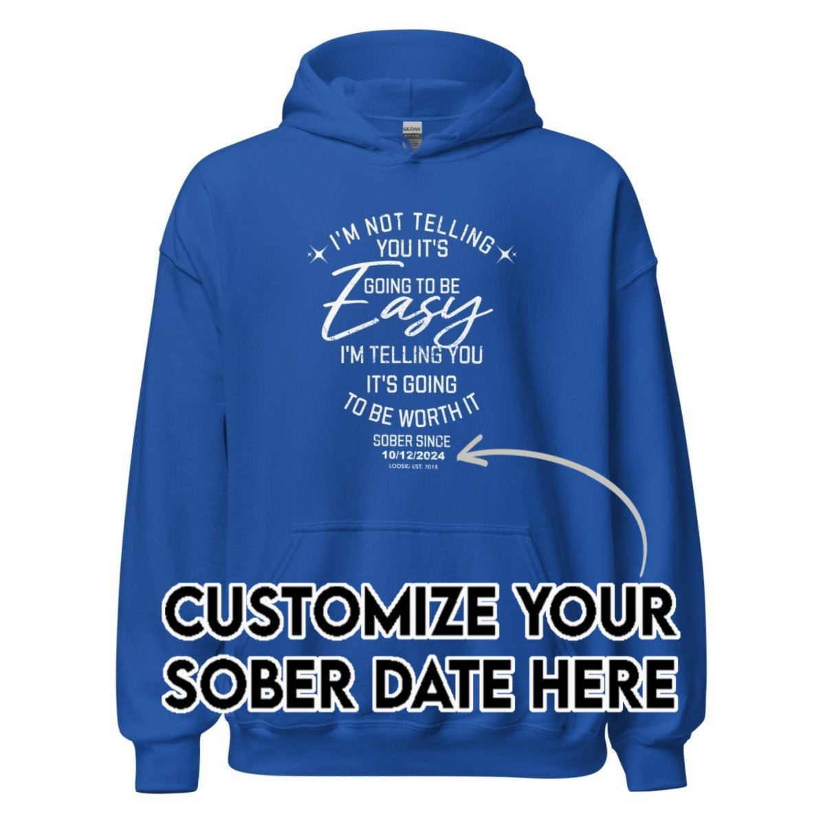 Recovery Hoodie | Men's I'm Not Telling You It's Easy