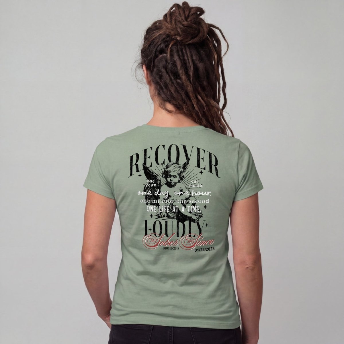Recovery T Shirt | Women's Recover Loudly Limited-Edition