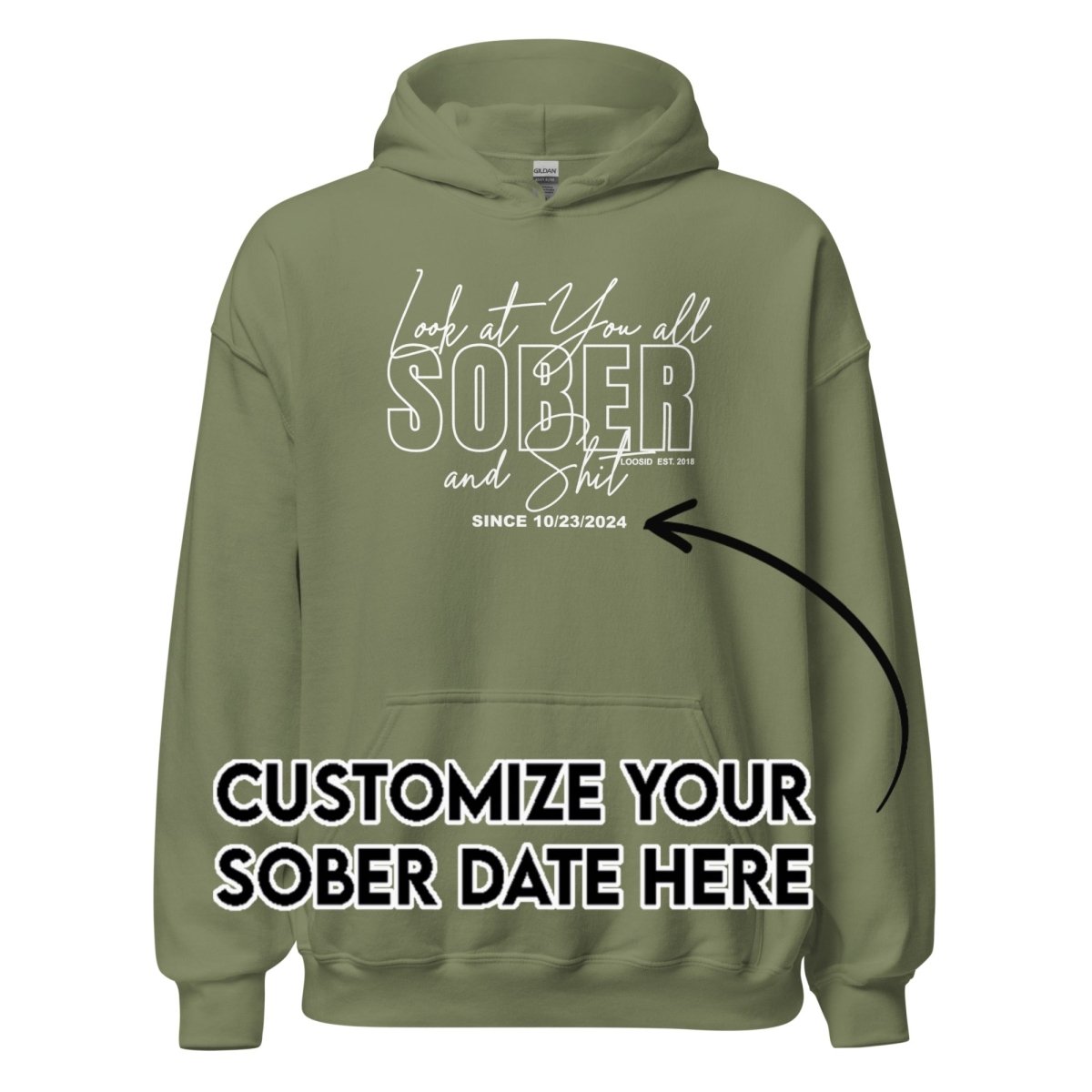 Recovery Hoodie | Men's Look at You Sober and Sh*t