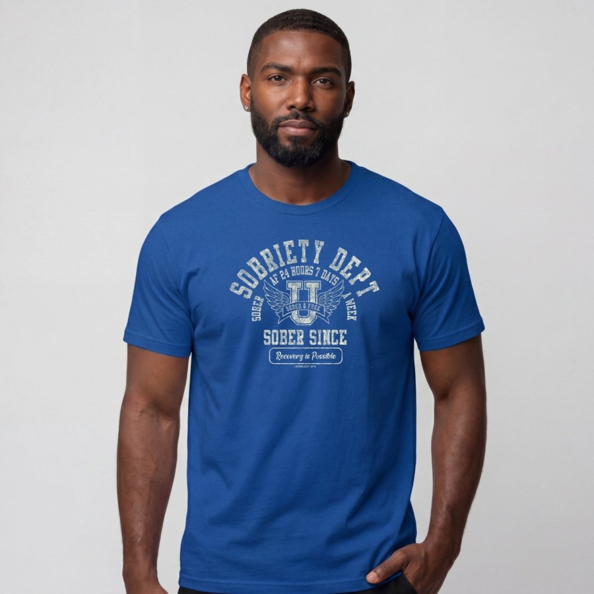 Sober T Shirt | Men's Sobriety Dept 24/7