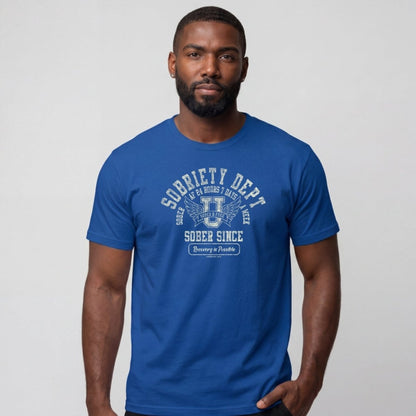Sober T Shirt | Men's Sobriety Dept 24/7