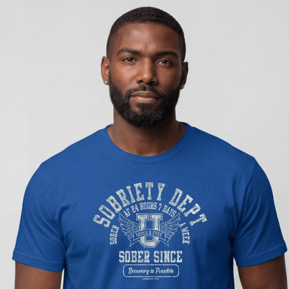 Sober T Shirt | Men's Sobriety Dept 24/7