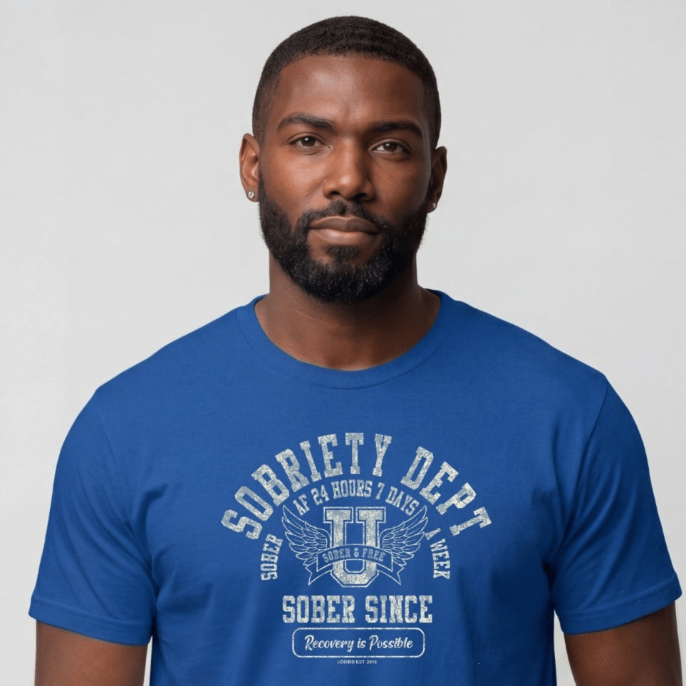 Sober T Shirt | Men's Sobriety Dept 24/7