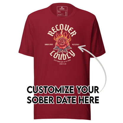 Sober T Shirt | Men's Recover Loudly