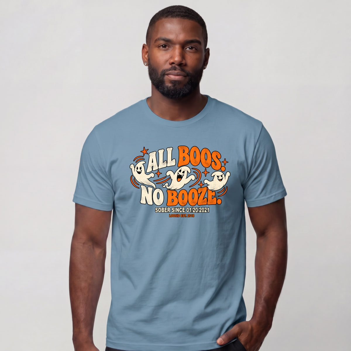 Sober T Shirt | Men's All Boos No Booze