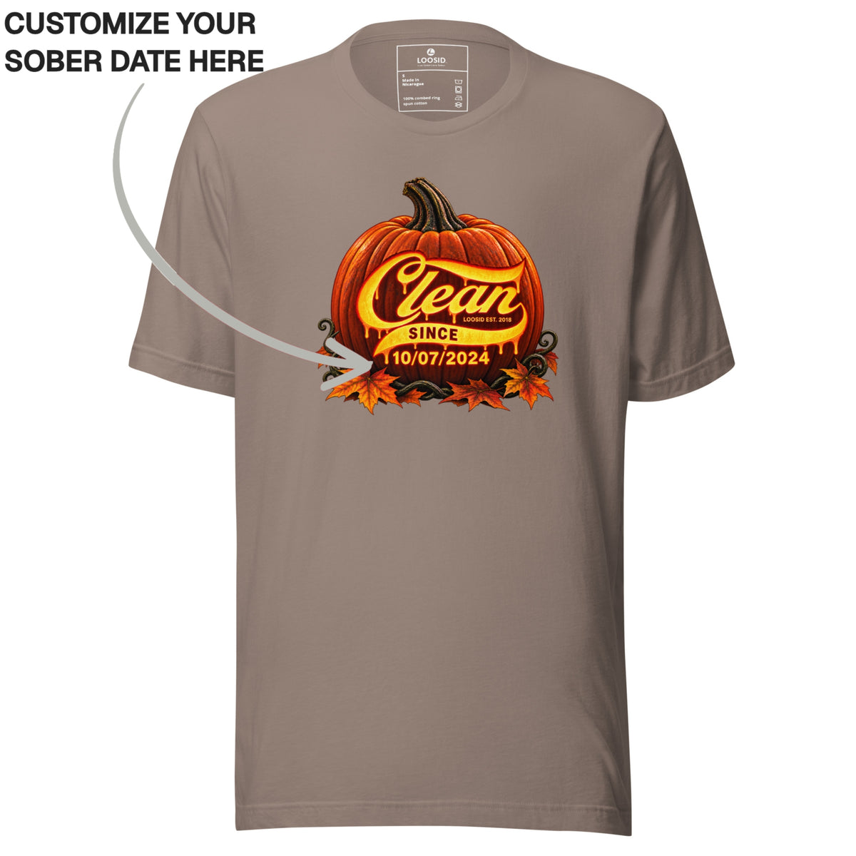 Clean T Shirt | Men's Clean Since Pumpkin
